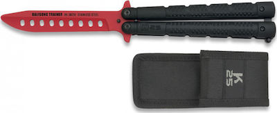 K25 Πεταλούδα Μαχαίρι σε Κόκκινο χρώμα 10cm
