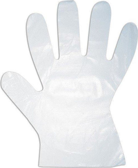 Practic Super Plus Polyethylene Examination Gloves Transparent 100pcs