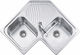 Macart Silk C-200 Drop-In Мивка Гърнето Inox Сатен Ш90xД90см Сребрист