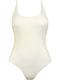 BP4040 Costum De Baie Întreg Alb