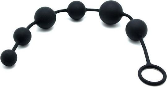 Rimba Latex Play Bolas Anal Beads Anal Perlen Black