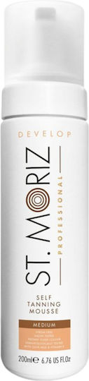 St. Moriz Develop Self Tanning Mousse for Face and Body Medium 200ml
