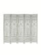 vidaXL Decorative Room Divider Wooden with 5 Panels 200x165cm