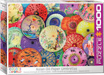 Asian Oil-Paper Umbrellas Puzzle 2D 1000 Bucăți