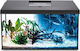 Aquael Leddy Day & Night 60 Fish Aquarium Capacity 54lt with Lighting, Heater, Filter and 60x30x30cm Black