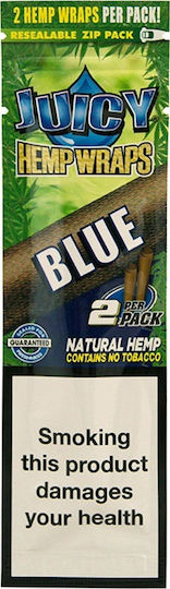 Juicy Jays Πουρόφυλλα Blue 5cm με Γεύση Blueberry Μπλε 2τμχ