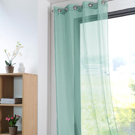 Vorhang mit Grommets S-F Monna Jade 135x260cm