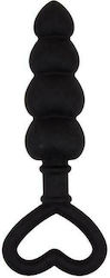 Chisa Novelties Black Mont Beaded Luv Probe Πρωκτική Σφήνα Black 11.5cm