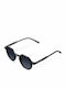 Meller Hasan Women's Sunglasses with All Black Plastic Frame and Black Polarized Lens HA-TUTCAR