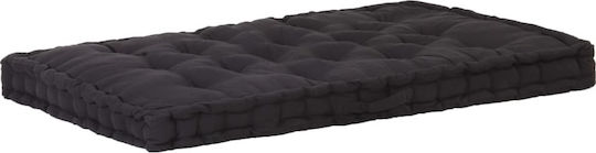 vidaXL Pernă pentru Bancă de Paletă Negru 120x80cm. 48674