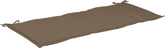 vidaXL Pernă Waterproof Pentru Bancă De Grădină Taupe 120x50cm