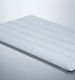 Sorema Πατάκι Μπάνιου Stripe Λευκό 60x100εκ.