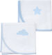 Mother Baby Cloud Waterproof Changing Pads Light Blue 60x80cm. 2pcs