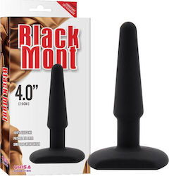 Chisa Novelties Schwarz Mont Silicome Bute Anal Plug Πρωκτική Σφήνα Schwarz 10cm