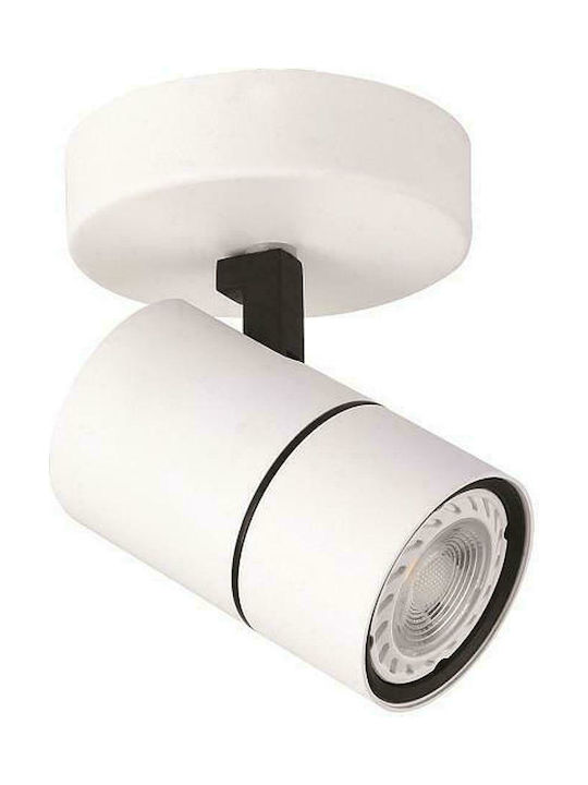 Eurolamp Single Spot with Socket GU10 in White Color