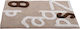 Fylliana Bath Mats Set Letters 925-00-068 Brown 2pcs