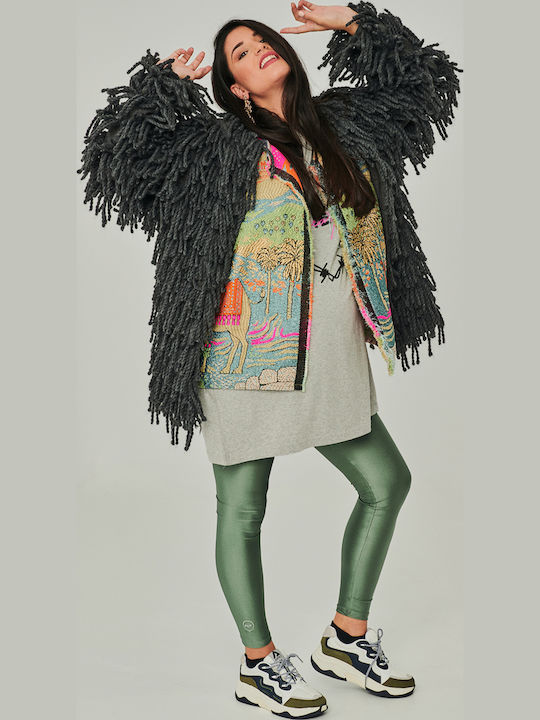 PCP Jacqueline Shiny Maternity Leggings Army