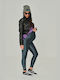 PCP Jacqueline Shiny Maternity Leggings Coal