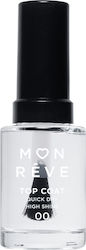Mon Reve High Shine 00 Top Coat Uscare Rapidă 13ml