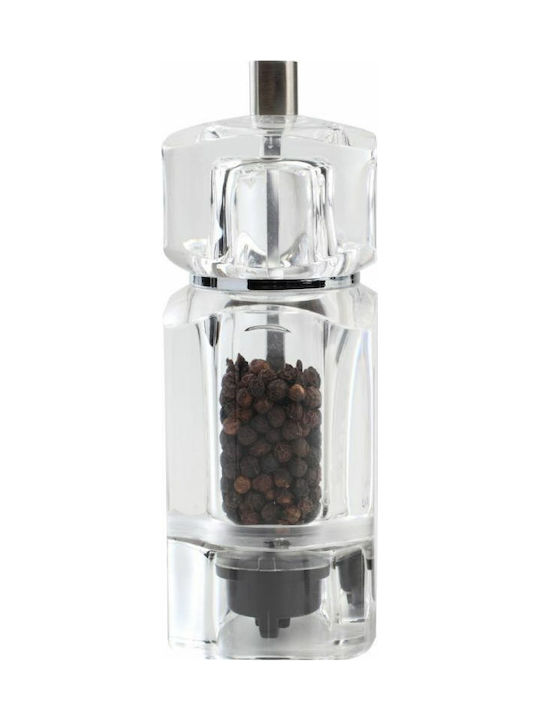 T&G Cubic Manual Plastic Pepper Mill 14.5cm