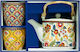 Marva Paisley Teeset mit Tasse Porzellan in Mehrfarbig Farbe 600ml 3Stück