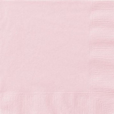 Papierservietten 33x33cm. rosa einfarbig 20Stk.