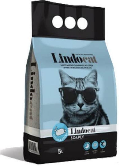 Lindocat Soaply Bentonite Cat Litter with Scent Marseille Soap 5kg