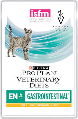 Purina Pro Plan EN Nasses Katzenfutter für Katze in Beutel mit Huhn 85gr