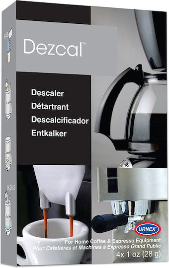 Urnex Dezcal Home Καθαριστικό Καφετιέρας 4τμχ