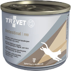 Trovet Intestinal Wet Food for Adult Cats with Gastrointestinal Disorders In Can with Rice / Fish 6pcs 190gr