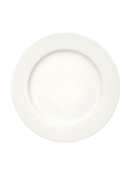 Espiel Meran Plate Desert Ceramic White with Diameter 20cm 1pcs
