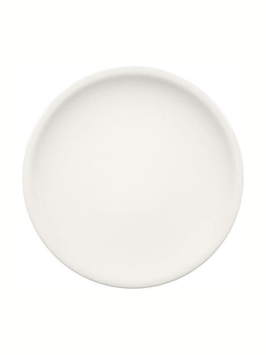 Espiel Compact Plate Shallow Ceramic White with Diameter 27cm 1pcs