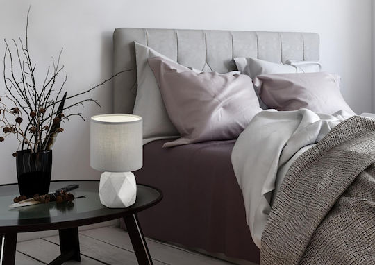 Trio Lighting Pike Τσιμεντένιο Πορτατίφ για Ντουί E14 με Γκρι Καπέλο και Βάση Trio Lighting Pike Τσιμεντένιο Πορτατίφ για Ντουί E14 με Γκρι Καπέλο και Βάση