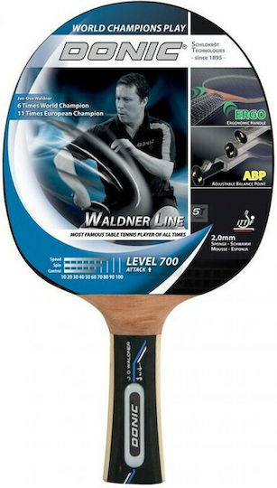 Donic Waldner Level 700 Ρακέτα Ping Pong για Προχωρημένους Παίκτες