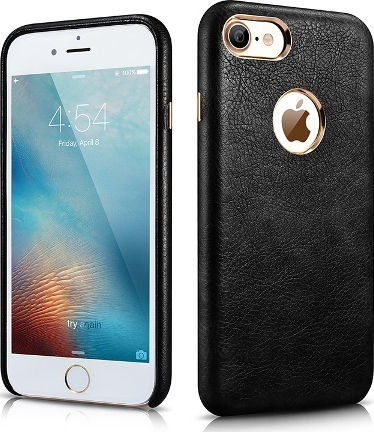 Xoomz XIP 7001 Back Cover Piele artificială Negru (iPhone 8/7 Plus)