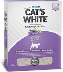 Cat's White Box Lavender Μπετονίτης με Άρωμα Λεβάντα 6lt