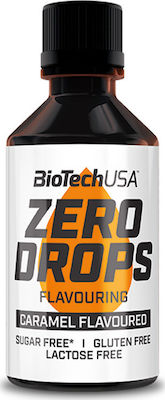 Biotech USA Zero Drops Drops mit Aroma Karamell Glutenfrei 50ml