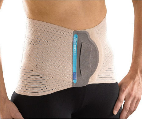 Thuasne Lombaskin THU-0871 Back Brace For Pain Relief with Stays in Beige Color