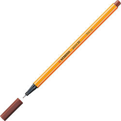 Stabilo Point 88 Design Marker 0.4mm Brown