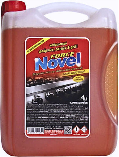 Novel Chemicals Force Profesional Lichid de Curățare pentru Suprafețe din Inox 1x4l