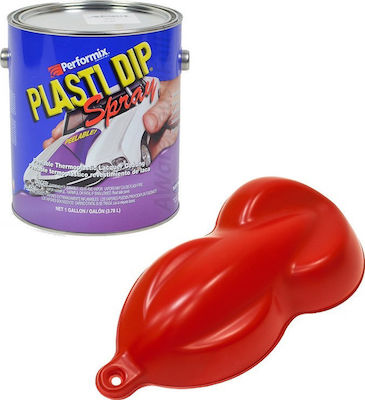 Plasti Dip Χρώμα Προστατευτικού Φιλμ 1lt Red Unthinned