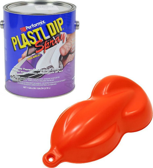 Plasti Dip Προστατευτική Βαφή Αυτοκινήτου 1000ml σε Πορτοκαλί Χρώμα