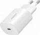 Treqa Ladegerät ohne Kabel mit USB-C Anschluss 18W Stromlieferung Weißs (CS-222)