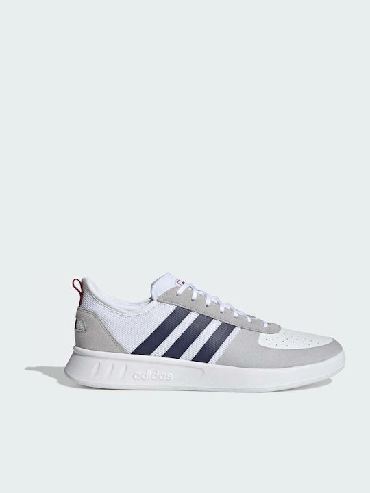 Adidas Court 80s Sneakers Cloud White / Dark Blue / Active Maroon