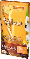 Karaver Velvet Hair Removal Wax Strips For Sensitive Skin Chamomile 20pcs