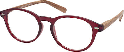 Eyelead Ε186 Reading Glasses +2.00 in Burgundy color Ε186 E 186