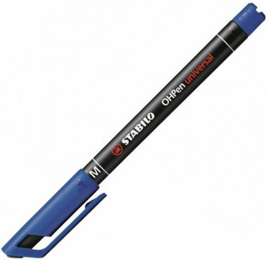 Stabilo ΟΗPen Universal M Маркер за Прозрачни Филми 1мм Син