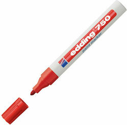 Edding 750 Ανεξίτηλος Μαρκαδόρος Κοκκινο 4mm