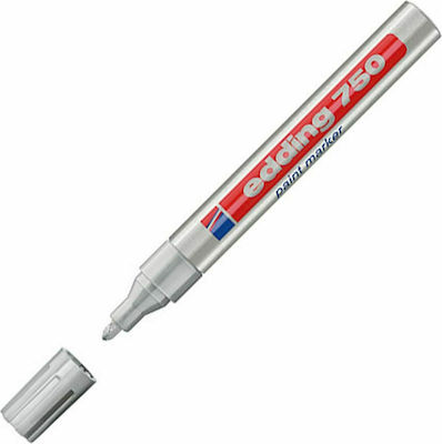 Edding 750 Permanent Marker 4mm Silver