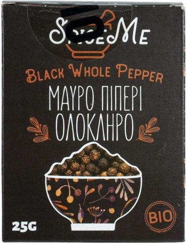 Βιο Αγρός Πιπέρι Βιολογικό Spice Me Μαύρο Ολόκληρο 25gr